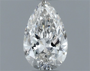 Picture of Natural Diamond 0.30 Carats, Pear with  Cut, H Color, SI2 Clarity and Certified by GIA