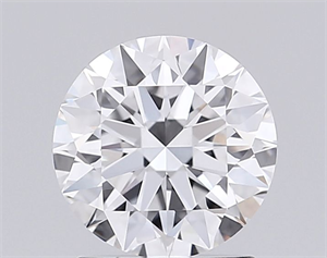 Picture of Lab Grown Diamond 1.52 Carats, Round with Ideal Cut, D Color, VVS2 Clarity and Certified by IGI