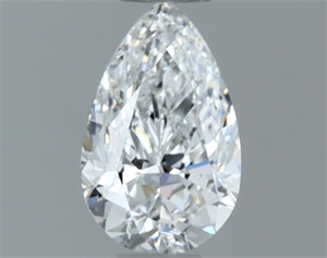 Picture of Natural Diamond 0.71 Carats, Pear with  Cut, E Color, VS2 Clarity and Certified by GIA