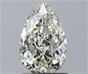 Diamante Natural 0.90 quilates, De pera , Color J, claridad VVS1 y certificado IGI