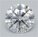 Lab Grown Diamond 1.06 Carats, Round with Ideal Cut, E Color, VVS1 Clarity and Certified by IGI
