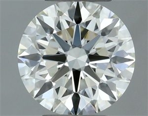 Picture of Natural Diamond 0.50 Carats, Round with Excellent Cut, L Color, VVS2 Clarity and Certified by GIA