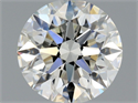 Natural Diamond 0.90 Carats, Round with Excellent Cut, I Color, VS2 Clarity and Certified by GIA