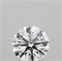 Lab Grown Diamond 0.97 Carats, Round with Ideal Cut, D Color, VVS2 Clarity and Certified by IGI