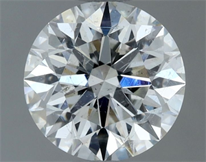 Picture of Natural Diamond 1.01 Carats, Round with Excellent Cut, I Color, I1 Clarity and Certified by GIA