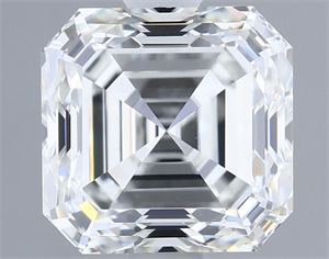 Picture of Natural Diamond 1.22 Carats, Asscher with  Cut, H Color, VS1 Clarity and Certified by GIA
