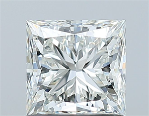 Picture of Natural Diamond 1.01 Carats, Princess with  Cut, I Color, VS1 Clarity and Certified by GIA