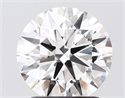 Del inventario de diamantes de laboratorio, 1.91 quilates, Redondo , Color F, claridad VS2 y certificado IGI