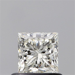 Picture of Natural Diamond 0.58 Carats, Princess with  Cut, K Color, VS1 Clarity and Certified by GIA