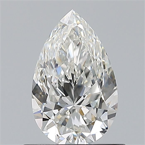 Picture of Natural Diamond 0.70 Carats, Pear with  Cut, H Color, VS2 Clarity and Certified by GIA