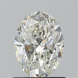 Foto Diamante Natural 0.90 quilates, Ovalado , Color I, claridad VS2 y certificado GIA de
