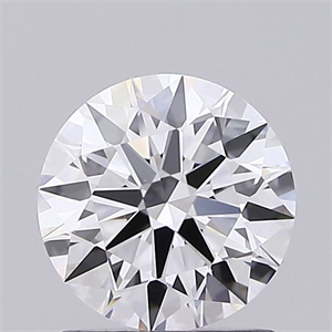 Picture of Lab Grown Diamond 1.08 Carats, Round with Ideal Cut, D Color, IF Clarity and Certified by IGI