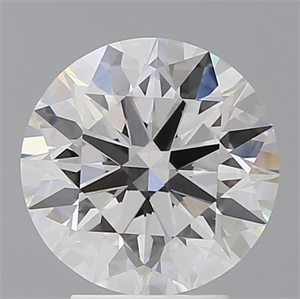 Picture of Lab Grown Diamond 3.50 Carats, Round with Ideal Cut, E Color, VVS2 Clarity and Certified by IGI
