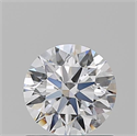 Natural Diamond 0.90 Carats, Round with Excellent Cut, D Color, SI1 Clarity and Certified by GIA