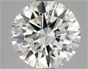 Lab Grown Diamond 2.54 Carats, Round with Excellent Cut, F Color, VS1 Clarity and Certified by GIA