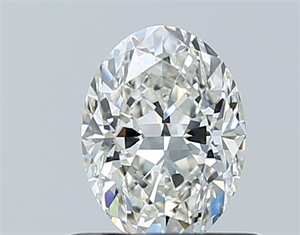 Foto Diamante Natural 0.70 quilates, Ovalado , Color H, claridad SI1 y certificado GIA de