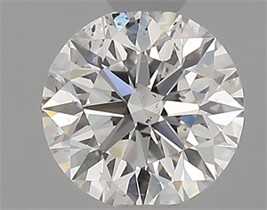 Picture of Natural Diamond 0.52 Carats, Round with Excellent Cut, G Color, SI1 Clarity and Certified by GIA