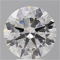 Lab Grown Diamond 5.53 Carats, Round with Excellent Cut, F Color, VVS2 Clarity and Certified by IGI