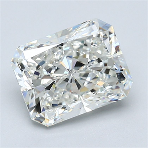Picture of Natural Diamond 3.01 Carats, Radiant with  Cut, H Color, VVS2 Clarity and Certified by GIA
