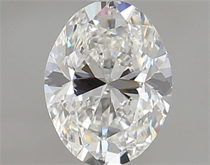Foto Diamante Natural 1.01 quilates, Ovalado , Color F, claridad SI1 y certificado GIA de