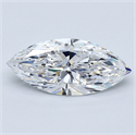 Natural Diamond 2.20 Carats, Marquise with  Cut, D Color, VS2 Clarity and Certified by GIA
