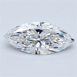 Picture of Natural Diamond 2.20 Carats, Marquise with  Cut, D Color, VS2 Clarity and Certified by GIA
