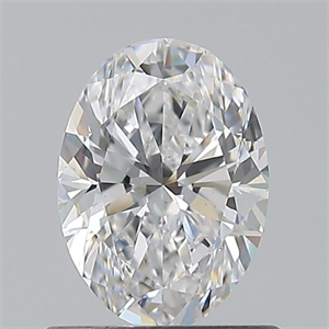 Picture of Natural Diamond 0.70 Carats, Oval with  Cut, D Color, VS2 Clarity and Certified by GIA
