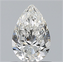 Natural Diamond 0.70 Carats, Pear with  Cut, H Color, VS1 Clarity and Certified by GIA