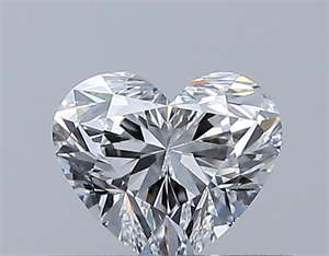 Picture of Natural Diamond 0.35 Carats, Heart with  Cut, E Color, VS1 Clarity and Certified by GIA