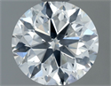 Natural Diamond 0.90 Carats, Round with Very Good Cut, F Color, SI2 Clarity and Certified by GIA