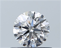 Diamante Natural 0.41 quilates, Redondo , Color F, claridad IF y certificado GIA