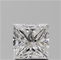Diamante Natural 1.53 quilates, Princesa , Color E, claridad VS2 y certificado GIA