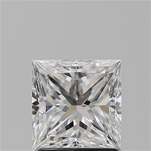 Foto Diamante Natural 1.53 quilates, Princesa , Color E, claridad VS2 y certificado GIA de