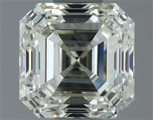 Picture of Natural Diamond 1.01 Carats, Asscher with  Cut, J Color, SI1 Clarity and Certified by IGI