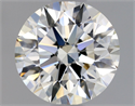Diamante Natural 0.90 quilates, Redondo , Color K, claridad VVS2 y certificado GIA