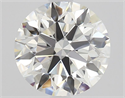 Natural Diamond 1.55 Carats, Round with Excellent Cut, I Color, VVS1 Clarity and Certified by GIA