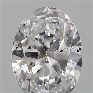 Picture of Natural Diamond 0.20 Carats, Oval with  Cut, D Color, SI2 Clarity and Certified by IGI