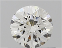 Natural Diamond 0.50 Carats, Round with Excellent Cut, H Color, VS1 Clarity and Certified by GIA