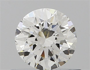 Picture of Natural Diamond 0.50 Carats, Round with Excellent Cut, H Color, VS1 Clarity and Certified by GIA