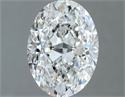 Natural Diamond 1.21 Carats, Oval with  Cut, G Color, VS2 Clarity and Certified by GIA
