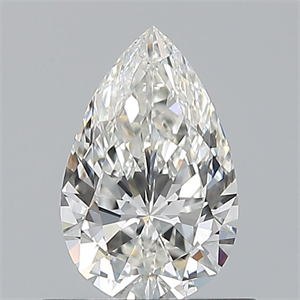 Picture of Natural Diamond 0.60 Carats, Pear with  Cut, G Color, VVS1 Clarity and Certified by GIA