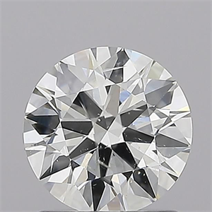 Picture of Natural Diamond 1.01 Carats, Round with Excellent Cut, I Color, SI2 Clarity and Certified by GIA
