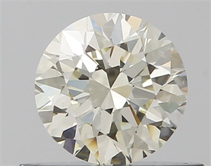 Picture of Natural Diamond 0.57 Carats, Round with Excellent Cut, K Color, VVS1 Clarity and Certified by IGI