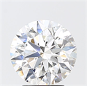 Lab Grown Diamond 3.03 Carats, Round with Excellent Cut, E Color, VVS2 Clarity and Certified by IGI