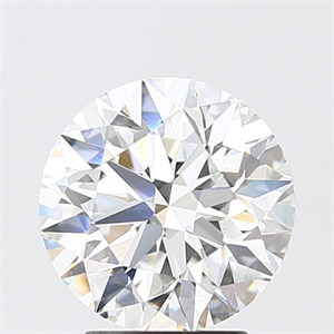 Picture of Lab Grown Diamond 3.03 Carats, Round with Excellent Cut, E Color, VVS2 Clarity and Certified by IGI