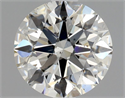 Natural Diamond 0.80 Carats, Round with Excellent Cut, J Color, SI1 Clarity and Certified by GIA