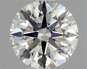 Picture of Natural Diamond 0.80 Carats, Round with Excellent Cut, J Color, SI1 Clarity and Certified by GIA