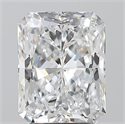 Natural Diamond 3.03 Carats, Radiant with  Cut, D Color, SI1 Clarity and Certified by GIA