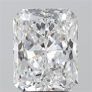 Picture of Natural Diamond 3.03 Carats, Radiant with  Cut, D Color, SI1 Clarity and Certified by GIA