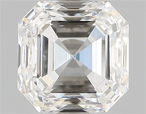 Foto Diamante Natural 0.90 quilates, Asscher , Color H, claridad SI1 y certificado GIA de